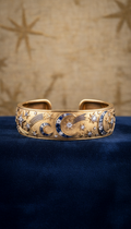 Celestial Cuff Bracelet with Orbs