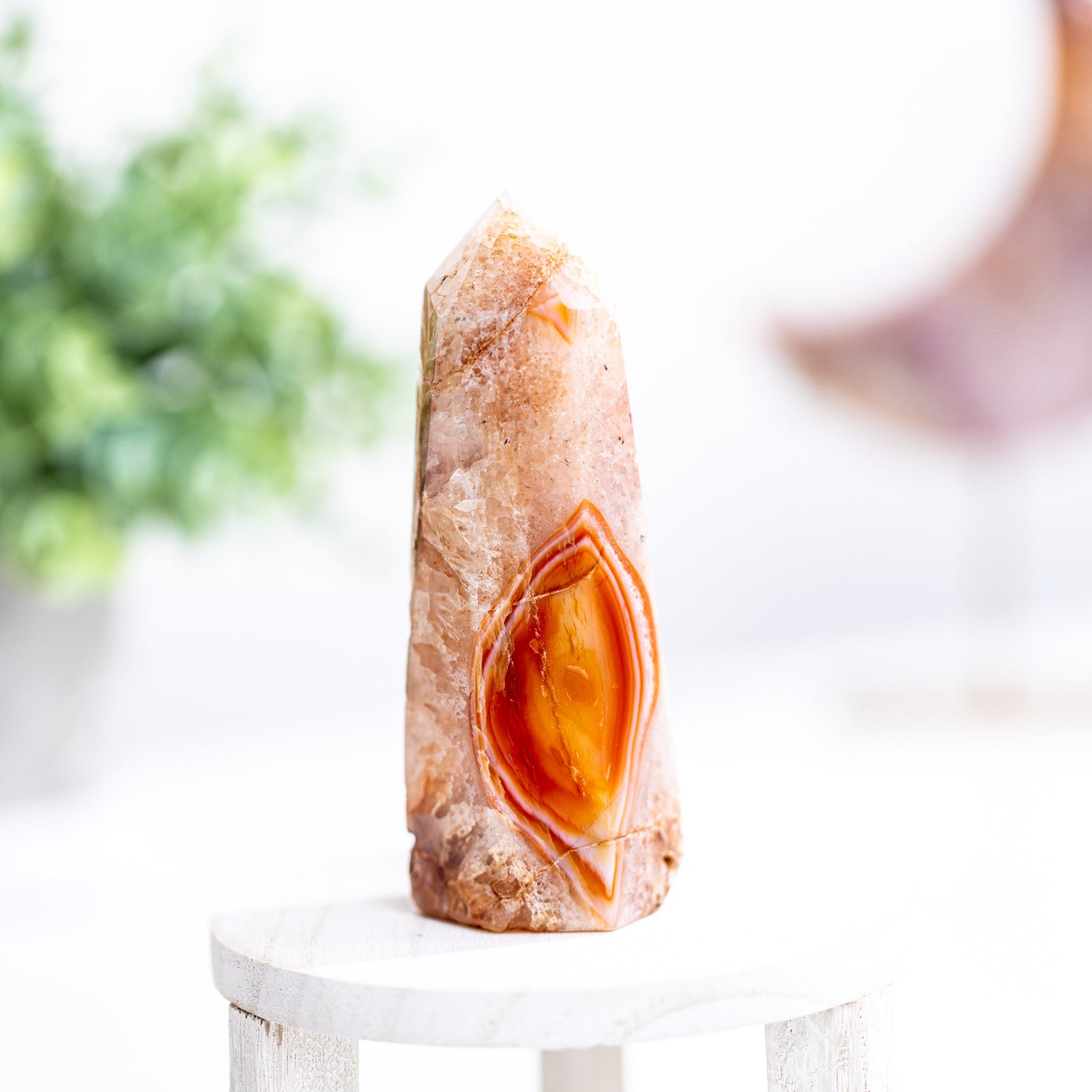 CARNELIAN AGATE TOWER