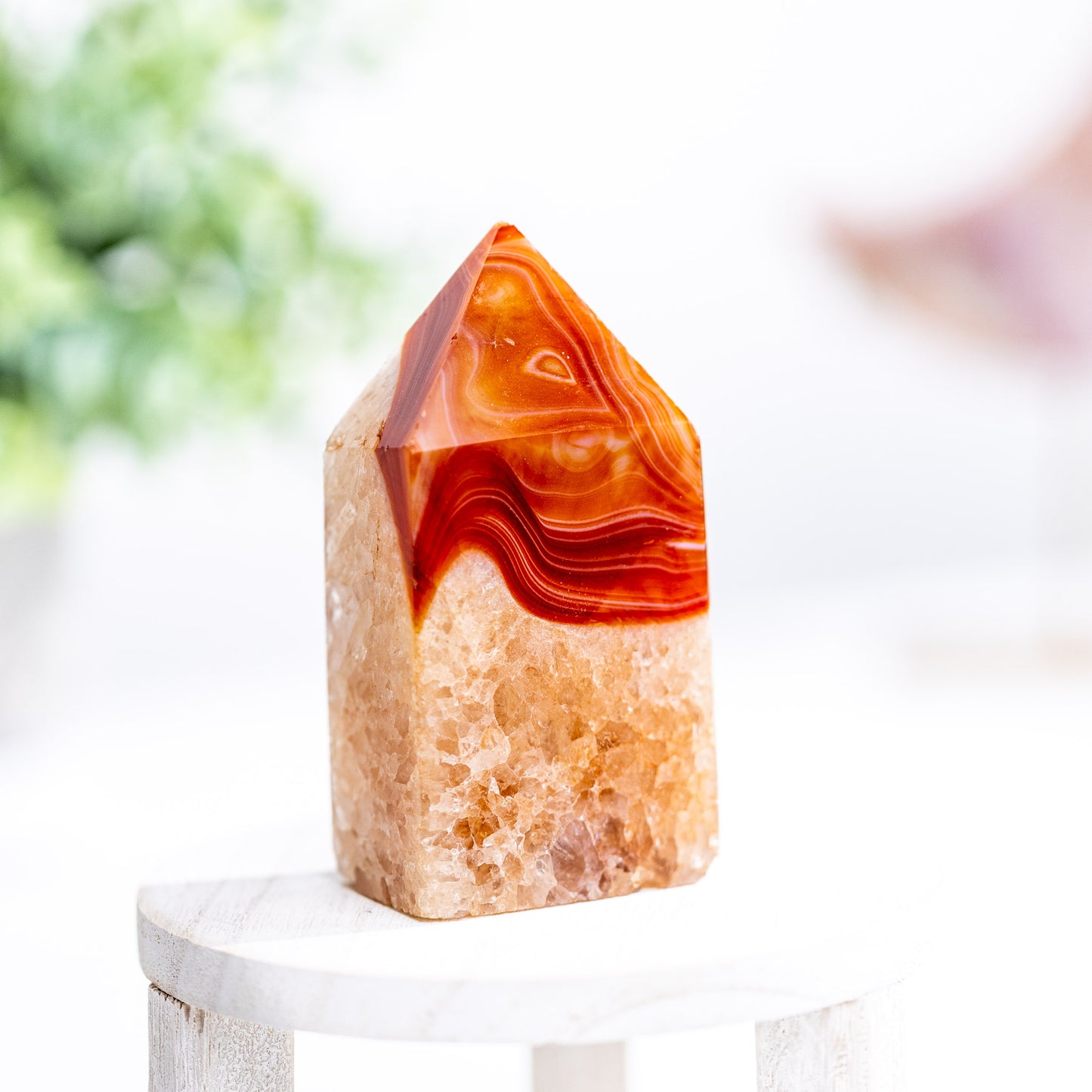 CARNELIAN AGATE TOWER