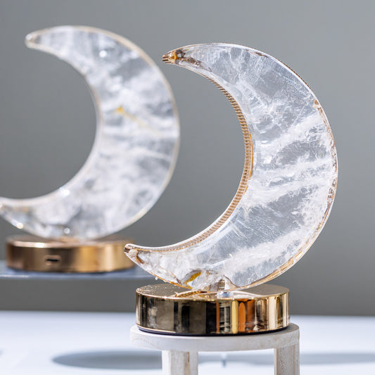 MOON LAMP - CLEAR QUARTZ