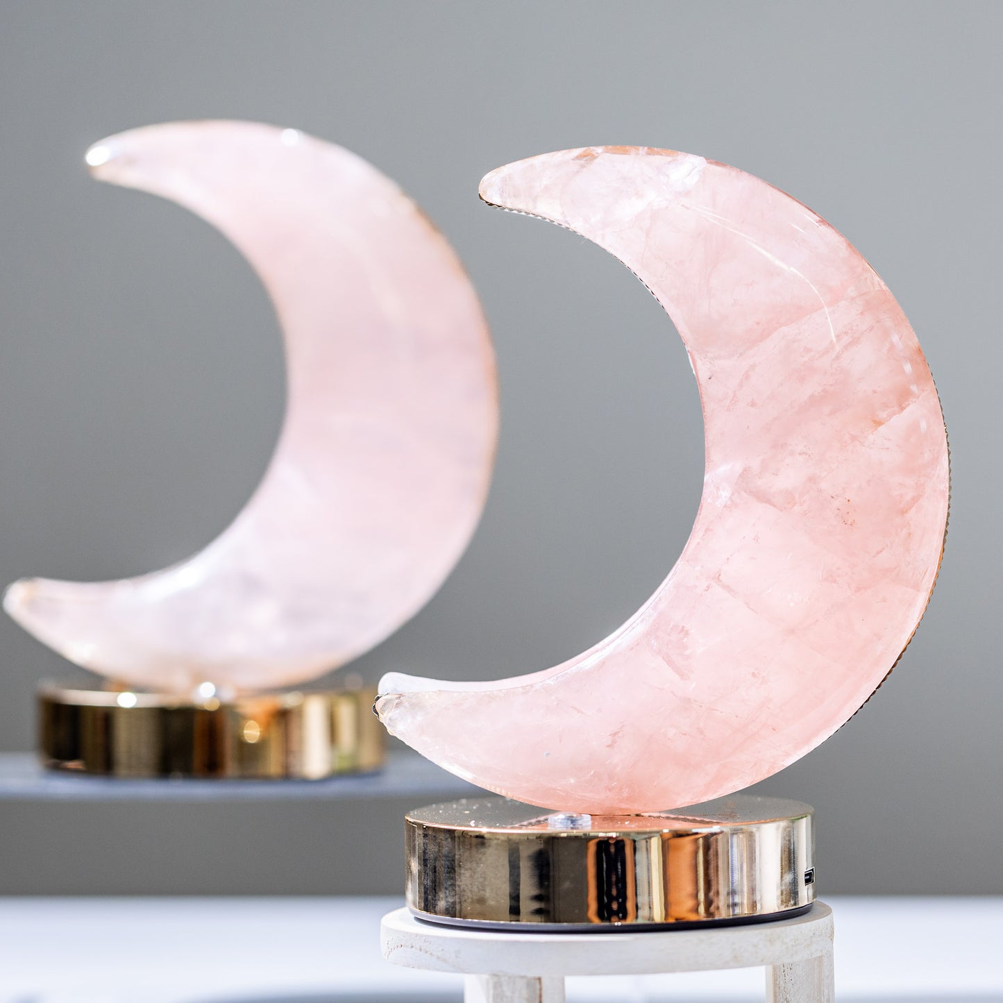 MOON LAMP - ROSE QUARTZ