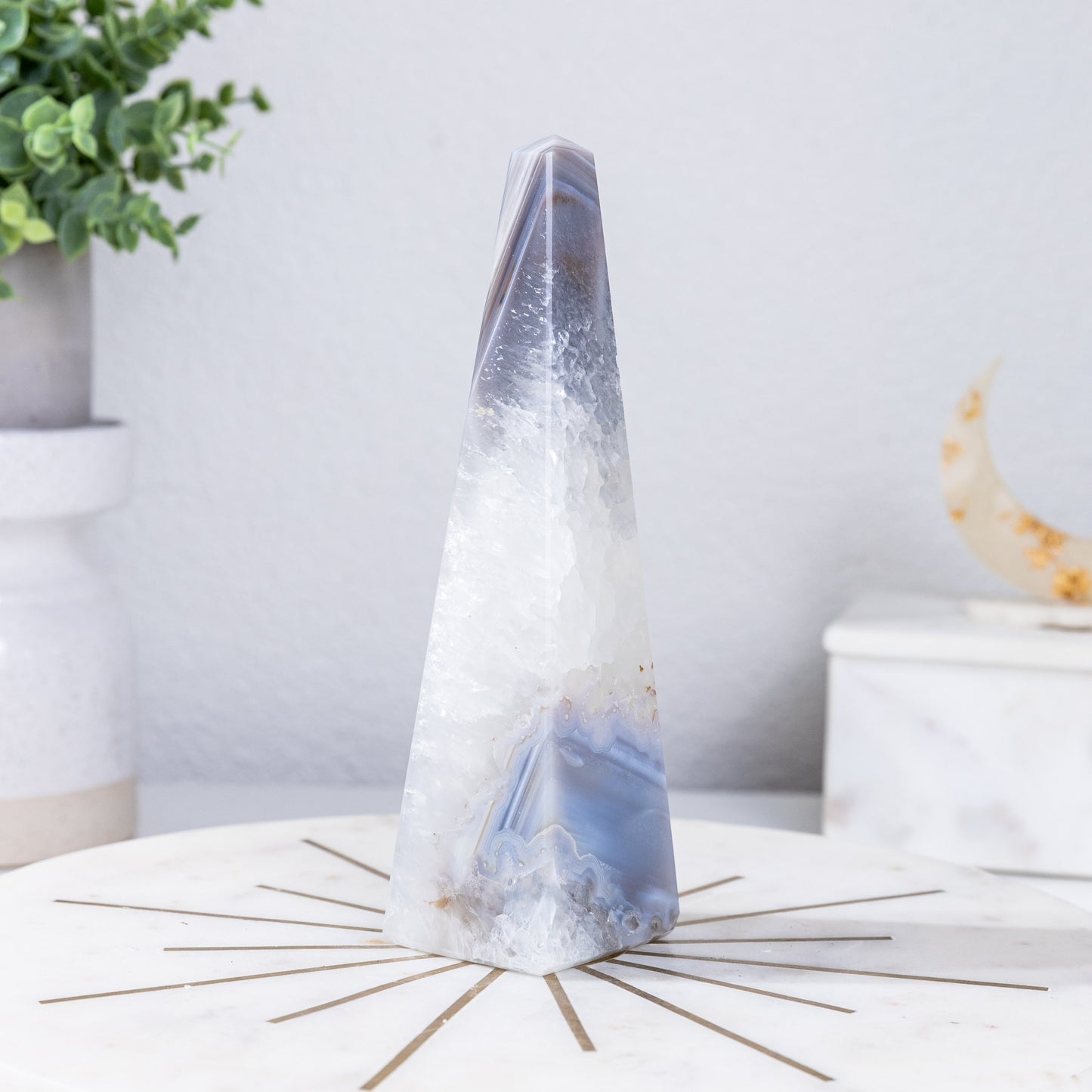 BANDED AGATE OBELISK