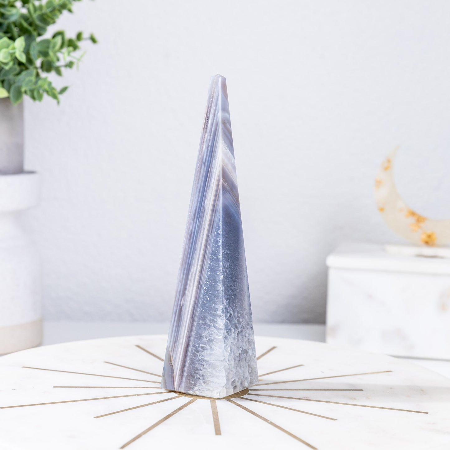 BANDED AGATE OBELISK